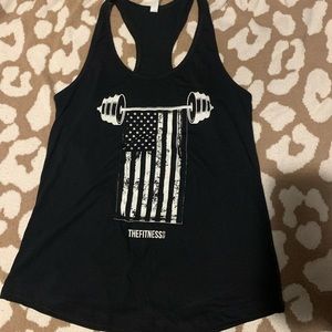 THE FITNESS TEE CO black tank